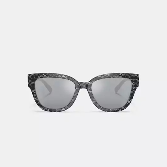 Coach Grey Pearl Signature C Sunglasses Pristine Condition